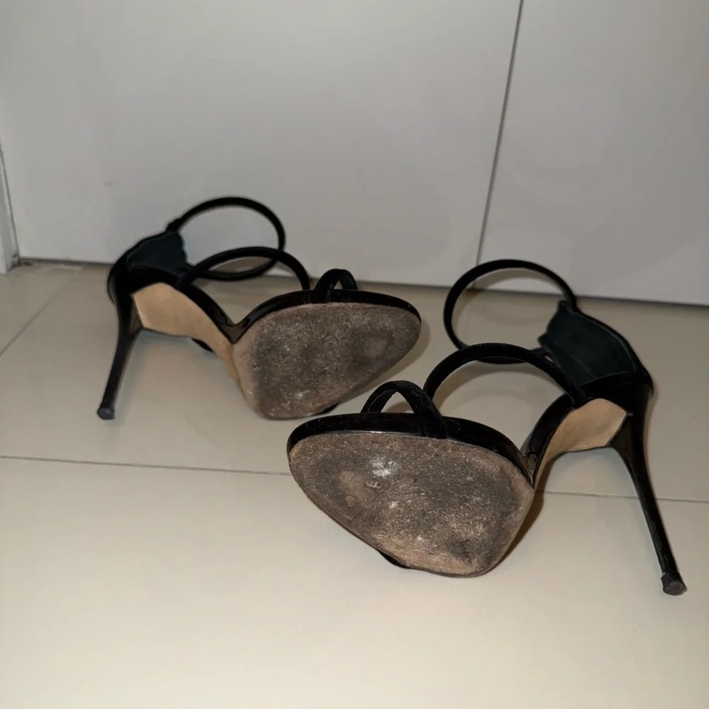 Giuseppe Zanotti Black Strappy Heels - Picture 3 of 3